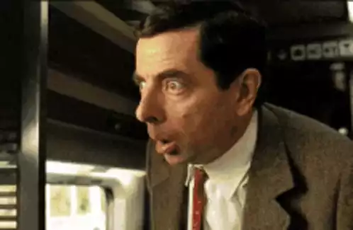 Mr Bean (Rowan Atkinson) Fainting Face