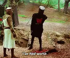 Monty Python: King Arthur & Black Knight - I've Had Worse
