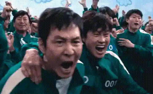 Squid Game 3: Gi-hun and Player 001 Celebrate