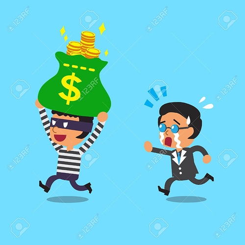 48211277-cartoon-thief-stealing-money-bag-from-businessman