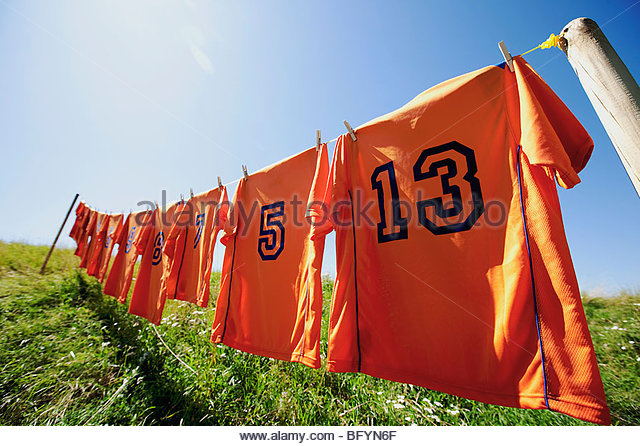 Image result for football shirts clothes line